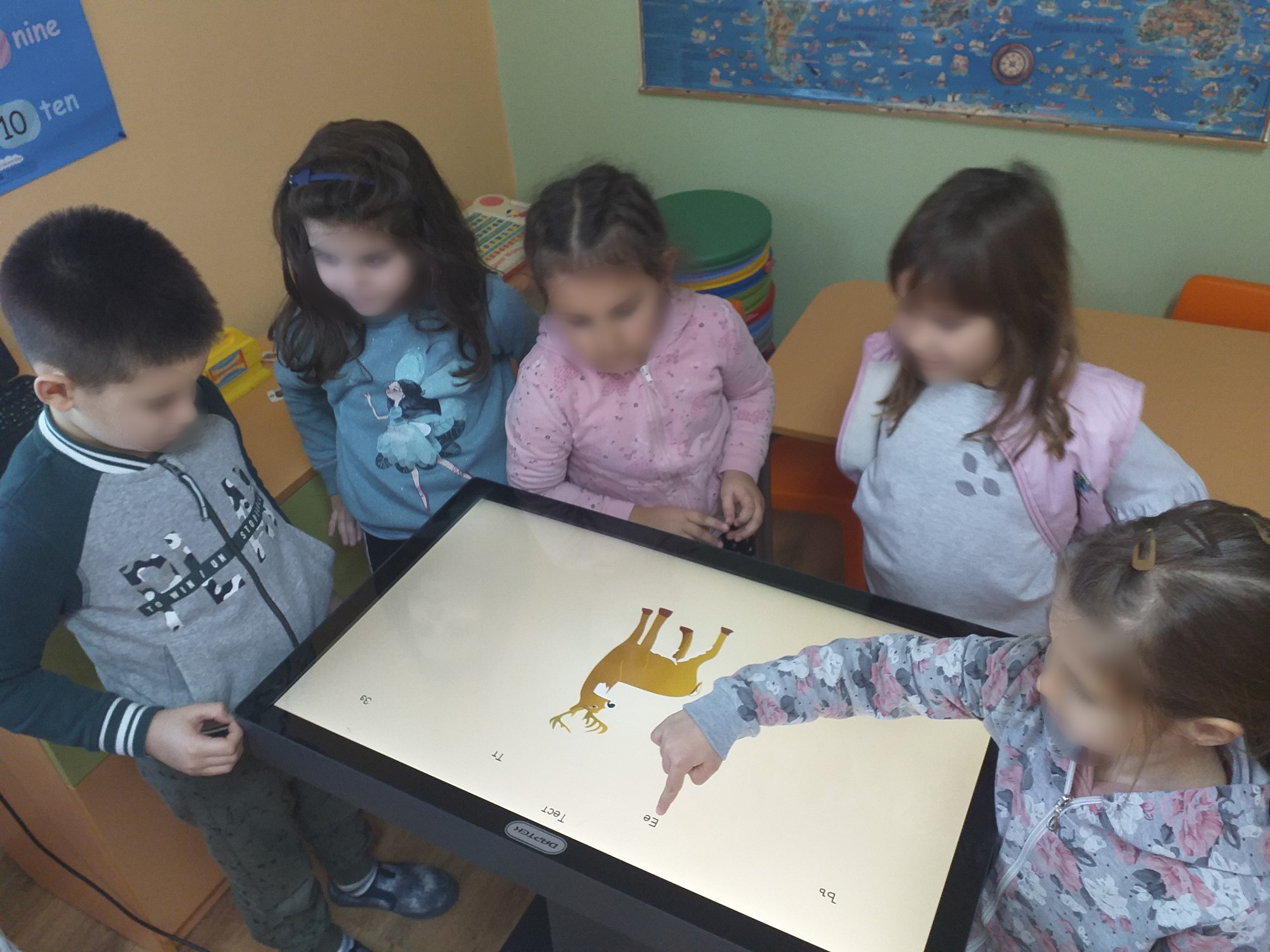 Детска градина във Враца с нова интерактивна маса